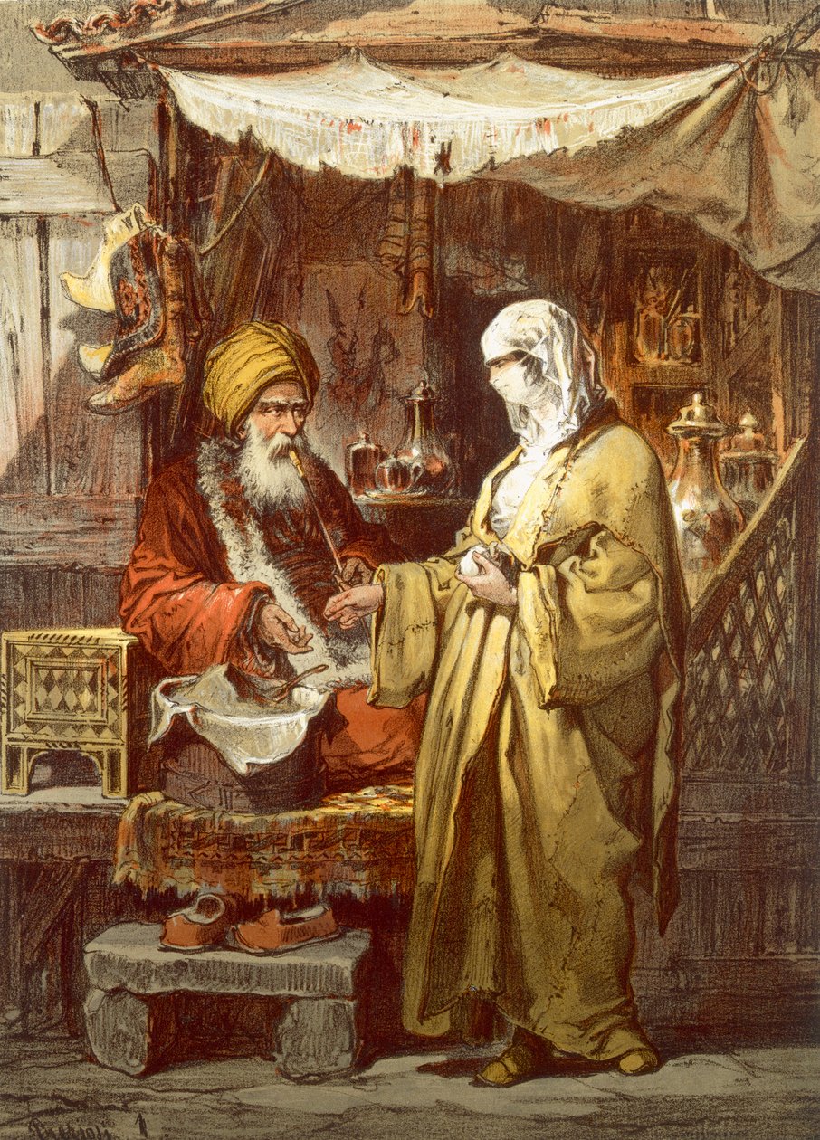 Farmácia ou drogaria, 1865 de Amadeo Preziosi
