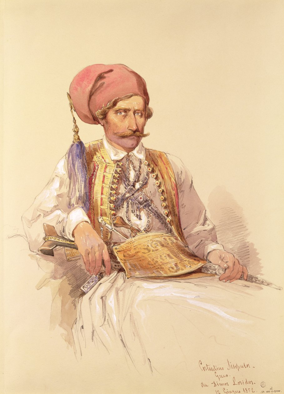 Constantinos Sisopulos, 1852 de Amadeo Preziosi