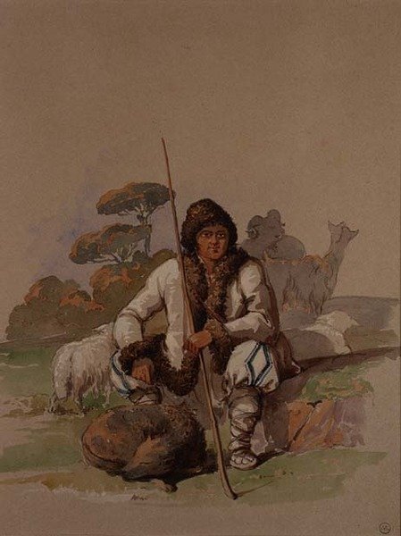 Shepherd, c.1855 de Amadeo Preziosi