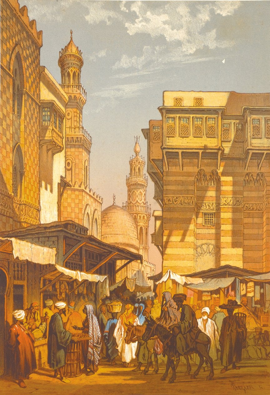 Lembrança do Cairo, 1862 de Amadeo Preziosi