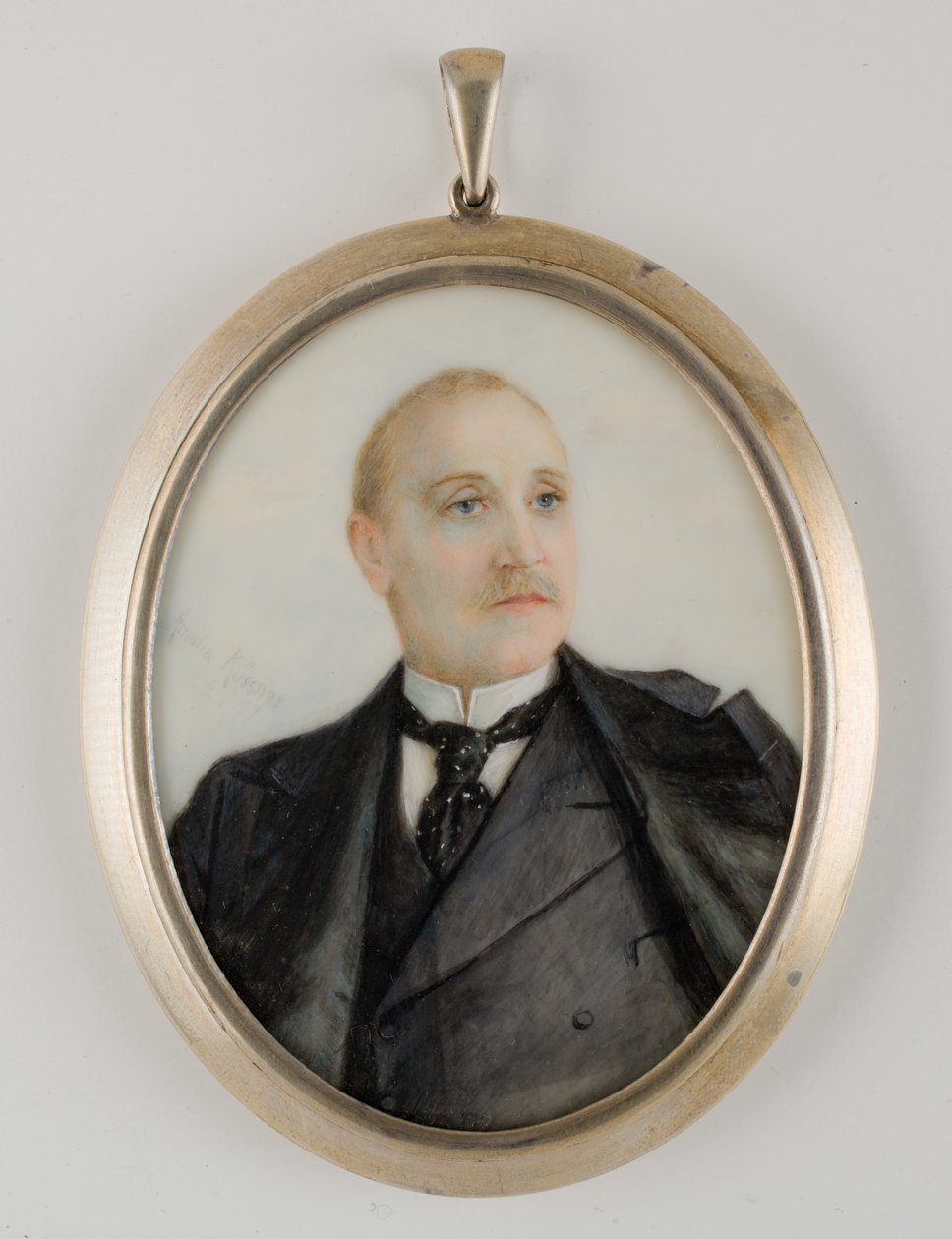 Retrato de um homem, possivelmente Richard Townsend de Amalia Kussner