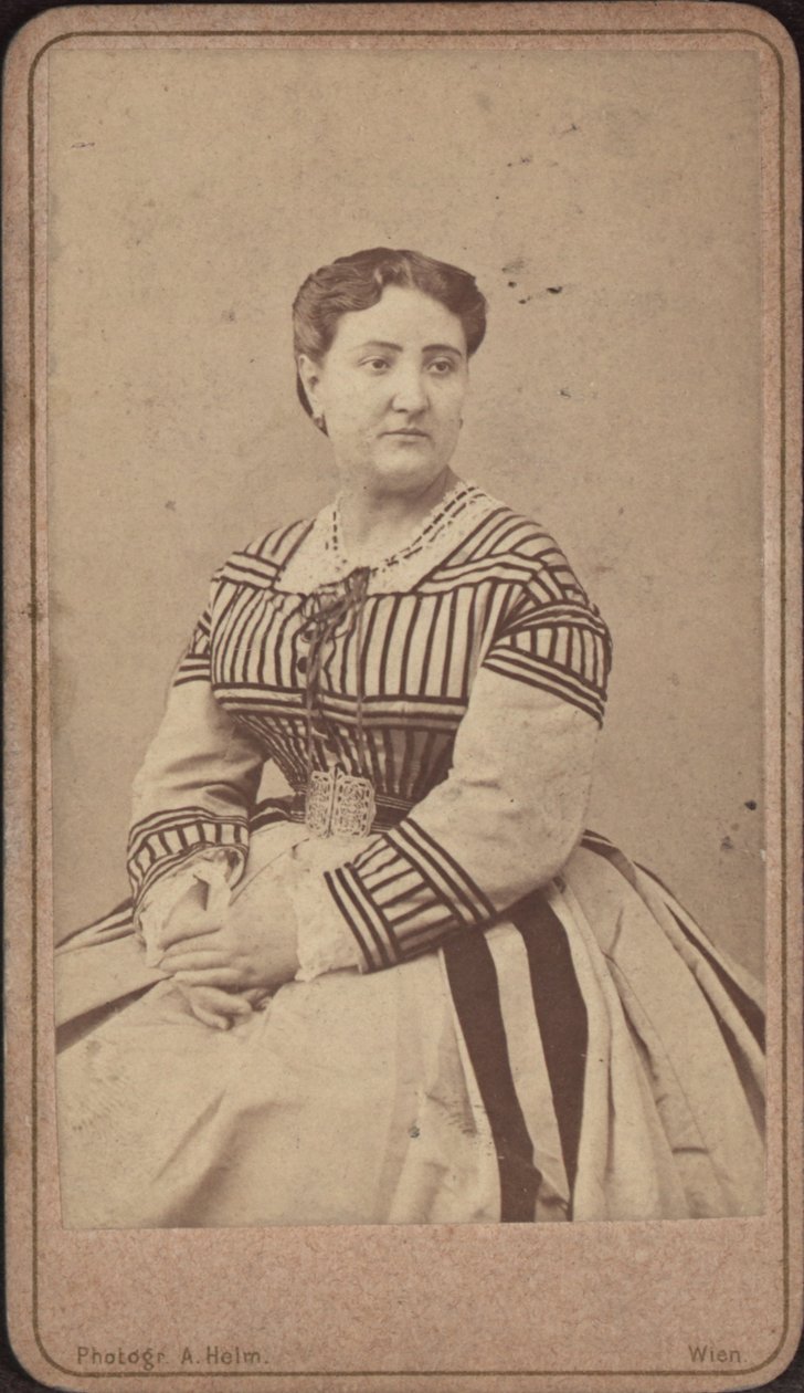 Retrato da cantora de ópera Carlotta Patti 1835-1889. de Amand Helm