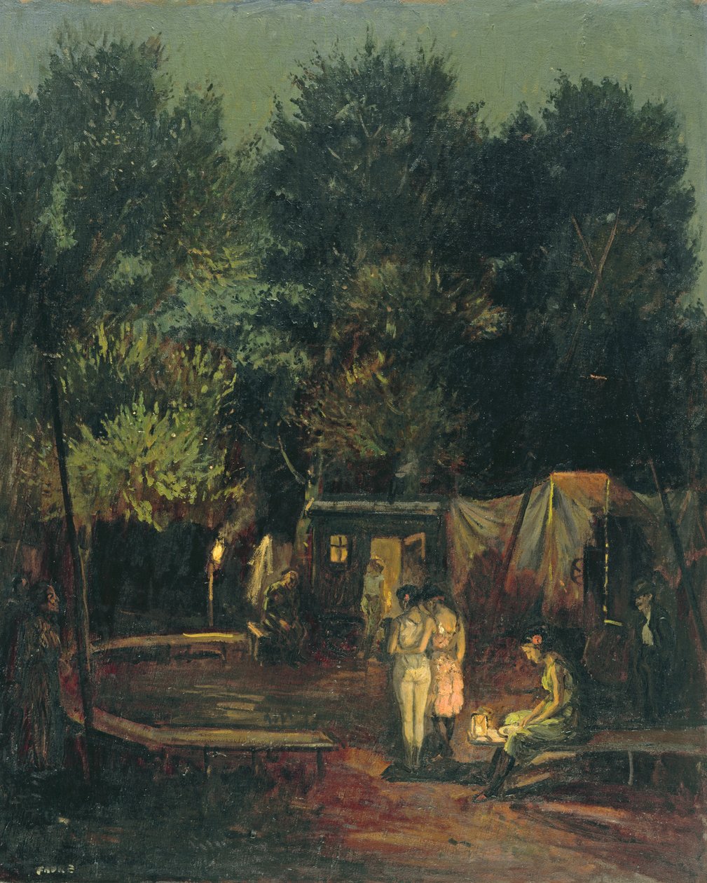 Circo sob árvores, 1912 de Amandus Faure