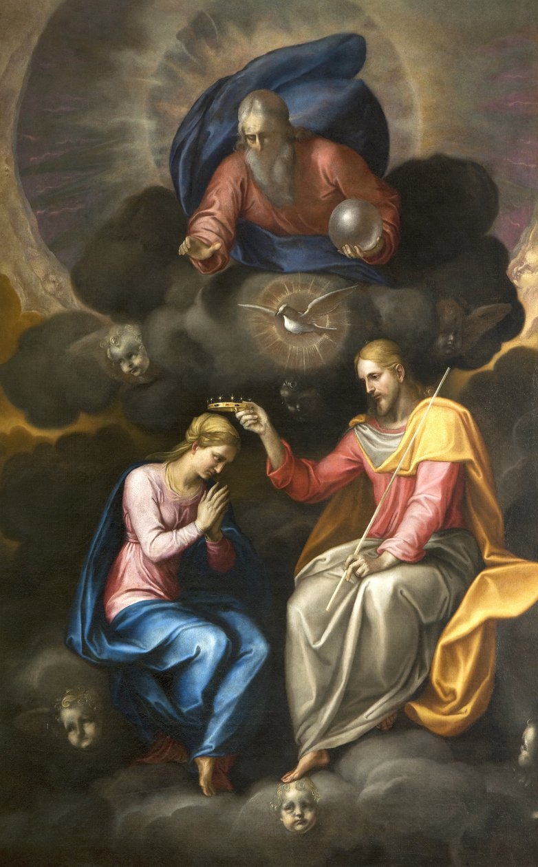 Coroação da Virgem de Ambrogio Giovanni Figino