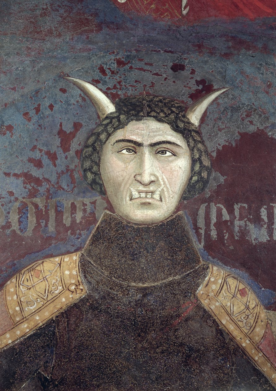 Alegoria do Mau Governo, detalhe da tirania, 1338-40 de Ambrogio Lorenzetti