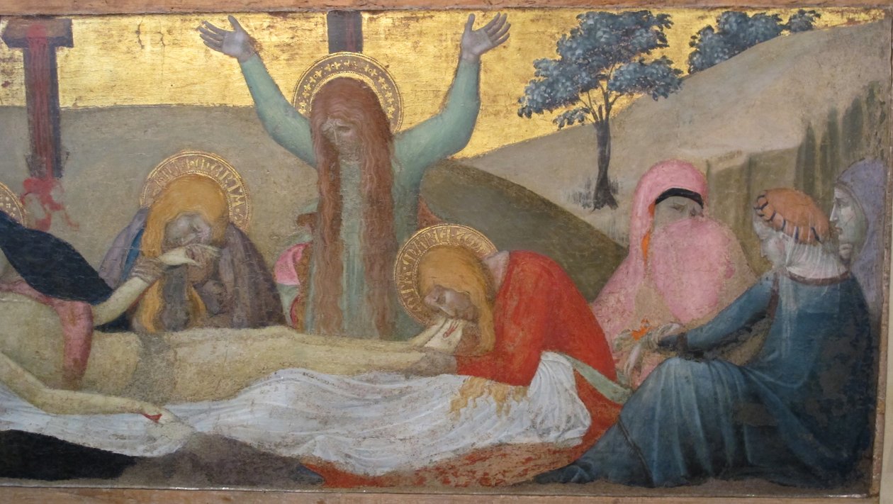 Ambrogio lorenzetti, madona com criança e os santos m. maddalena e marta, luto, 03 de Ambrogio Lorenzetti
