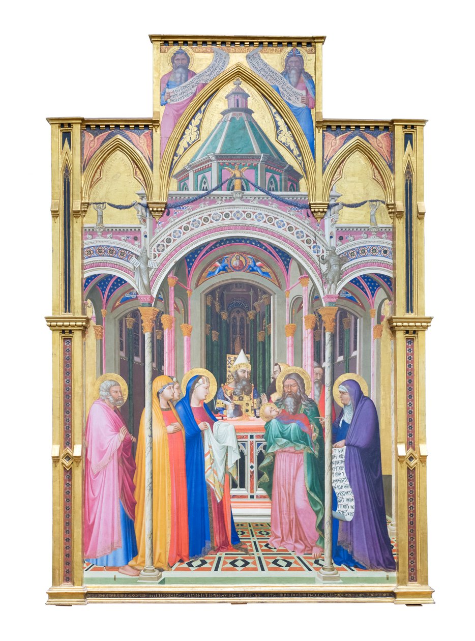 Apresentação de Jesus no templo de Ambrogio Lorenzetti