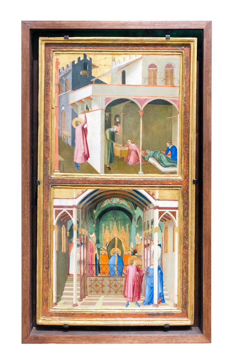 Histórias da vida de São Nicolau de Ambrogio Lorenzetti