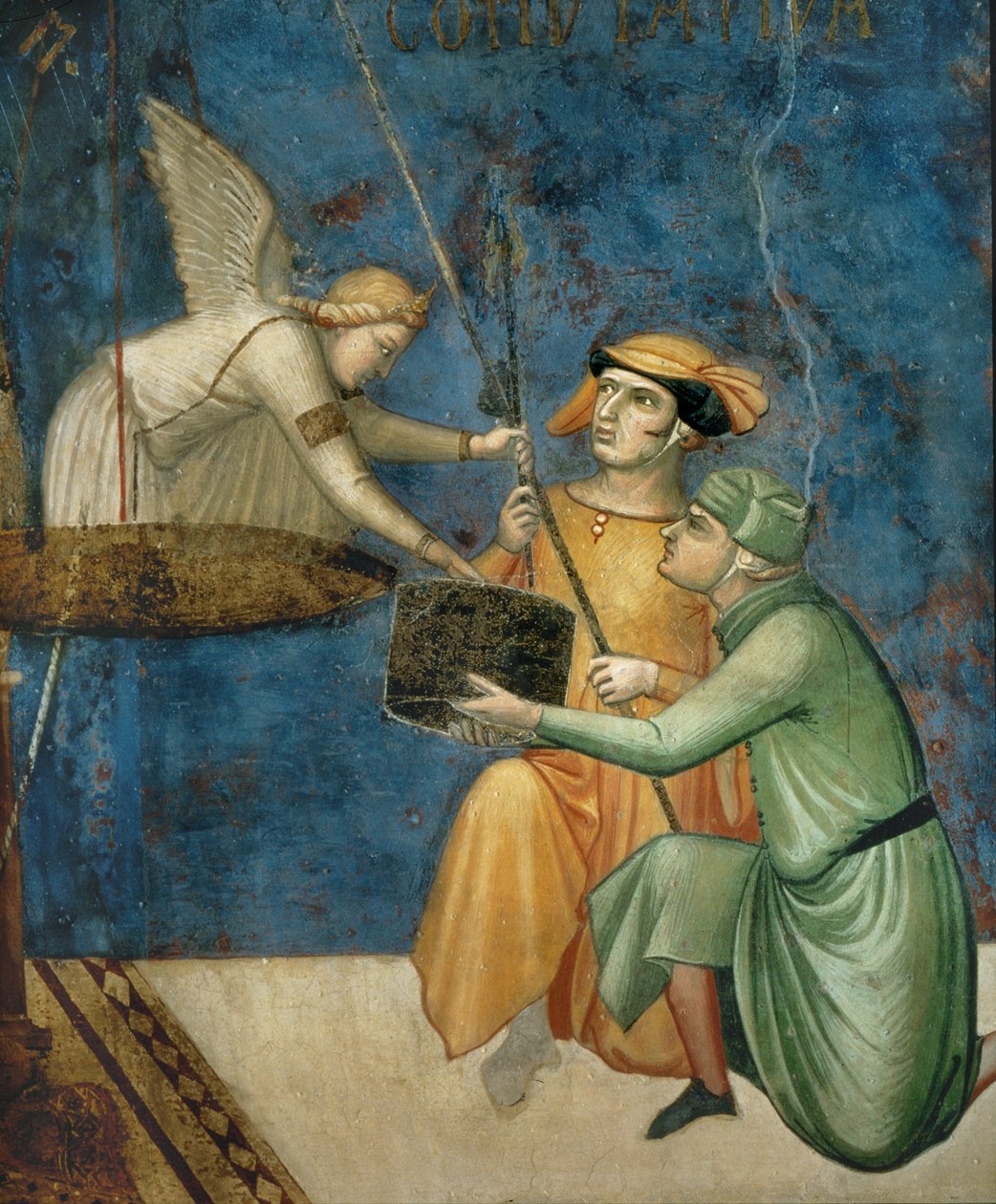 A alegoria do bom governo ... (pintura mural) de Ambrogio Lorenzetti