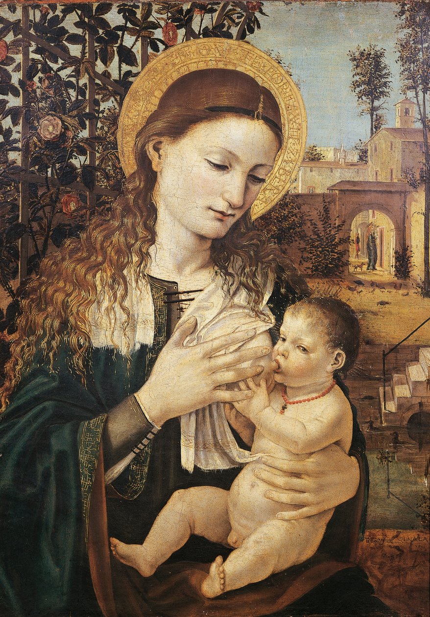 Madonna del Latte, de Ambrose Bergognone (ca 1460-1523) de Ambrogio da Fossano (c.1460 1523)