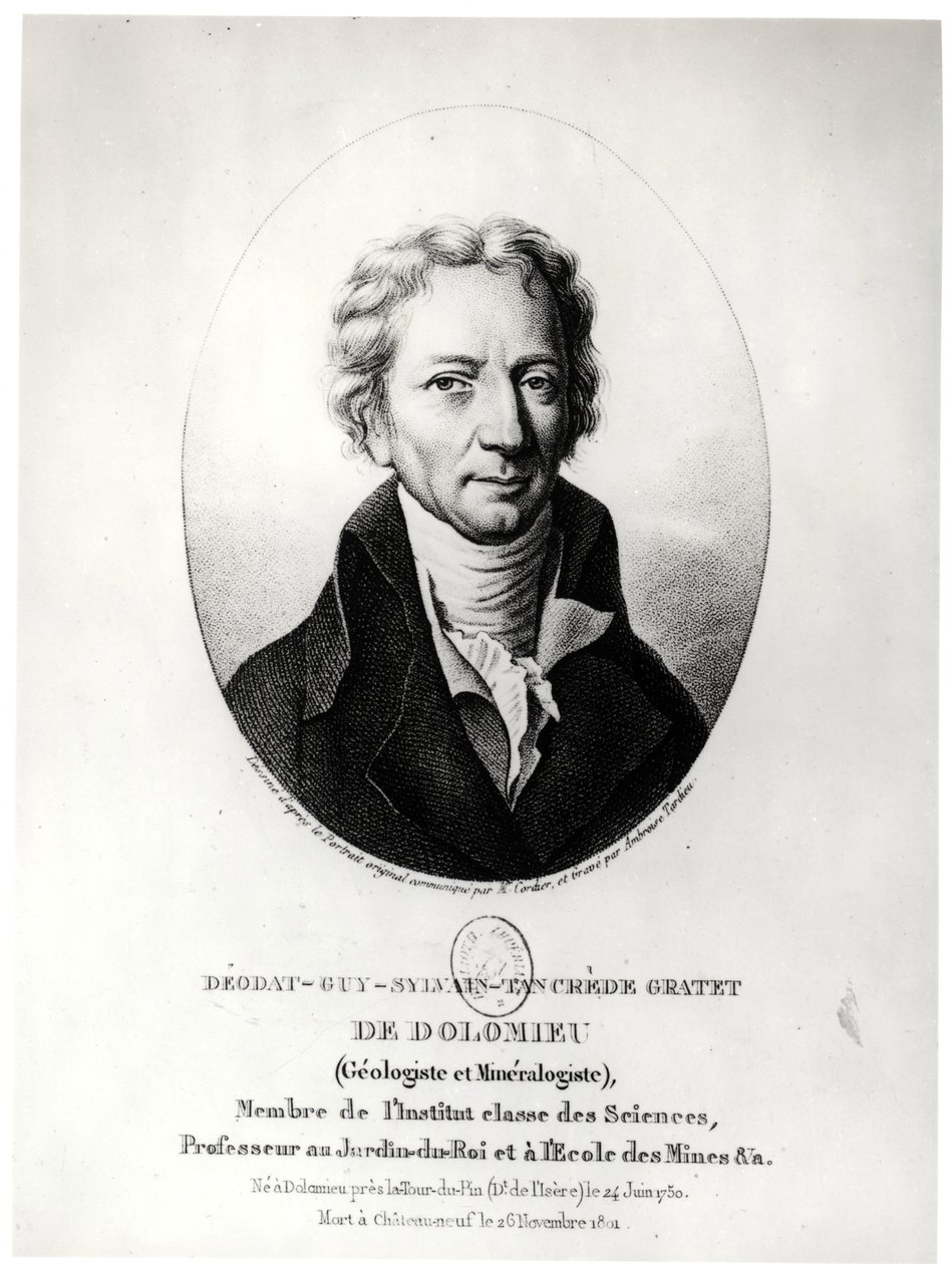 Dieudonne Dolomieu (1750-1801) de Ambroise Tardieu