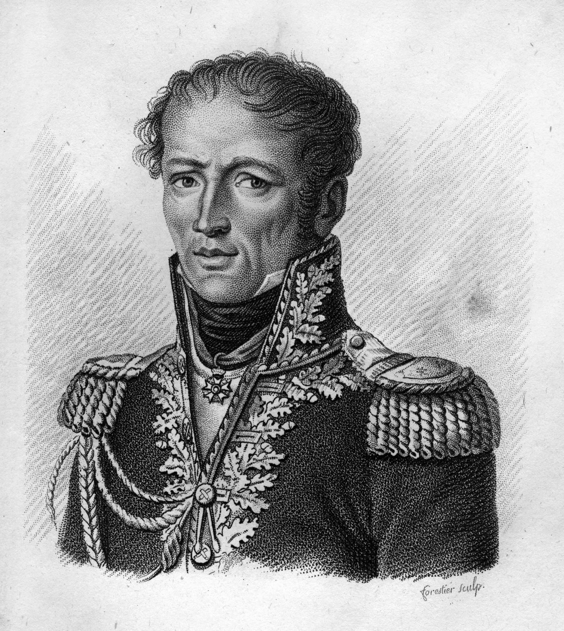 Antoine, Conde Drouot General Francês (1774 a 1847) - "in Portraits of French Generals following the victories and conquests of the French". Gravado por Ambroise Tardieu em 1818. Colecção Stella. de Ambroise Tardieu