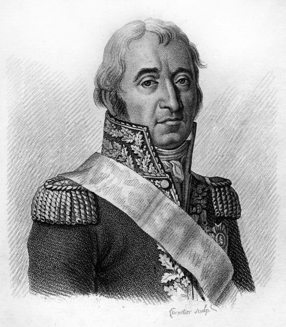 François CHASSELOUP LAUBAT (1754-1833) - em "Retratos de generais franceses seguindo as vitórias e conquistas dos franceses". Gravado por Ambroise Tardieu em 1818. Colecção Stella. de Ambroise Tardieu