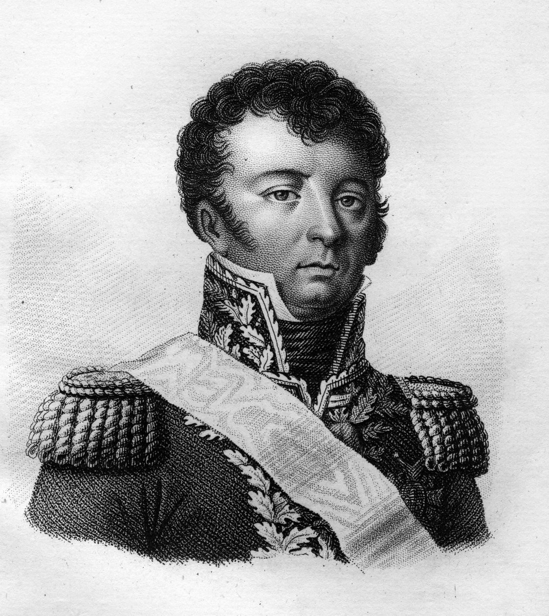 General Dominique Joseph Vandamme (1770-1830), Conde de Unsebourg em "Portraits of the French Generals following the victories and conquests of the French" (Retratos dos generais franceses após as vitórias e conquistas dos franceses). Gravado por Ambroise  de Ambroise Tardieu