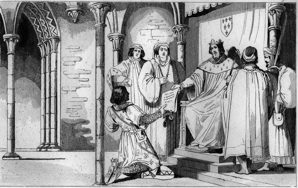 Em 1327, Charles IV the Bel (1294-1328) erigiu o Seigneury de Bourbon a favor do filho viril de Robert de Clermont e neto de Saint-Louis, Louis I de Ambroise Tardieu