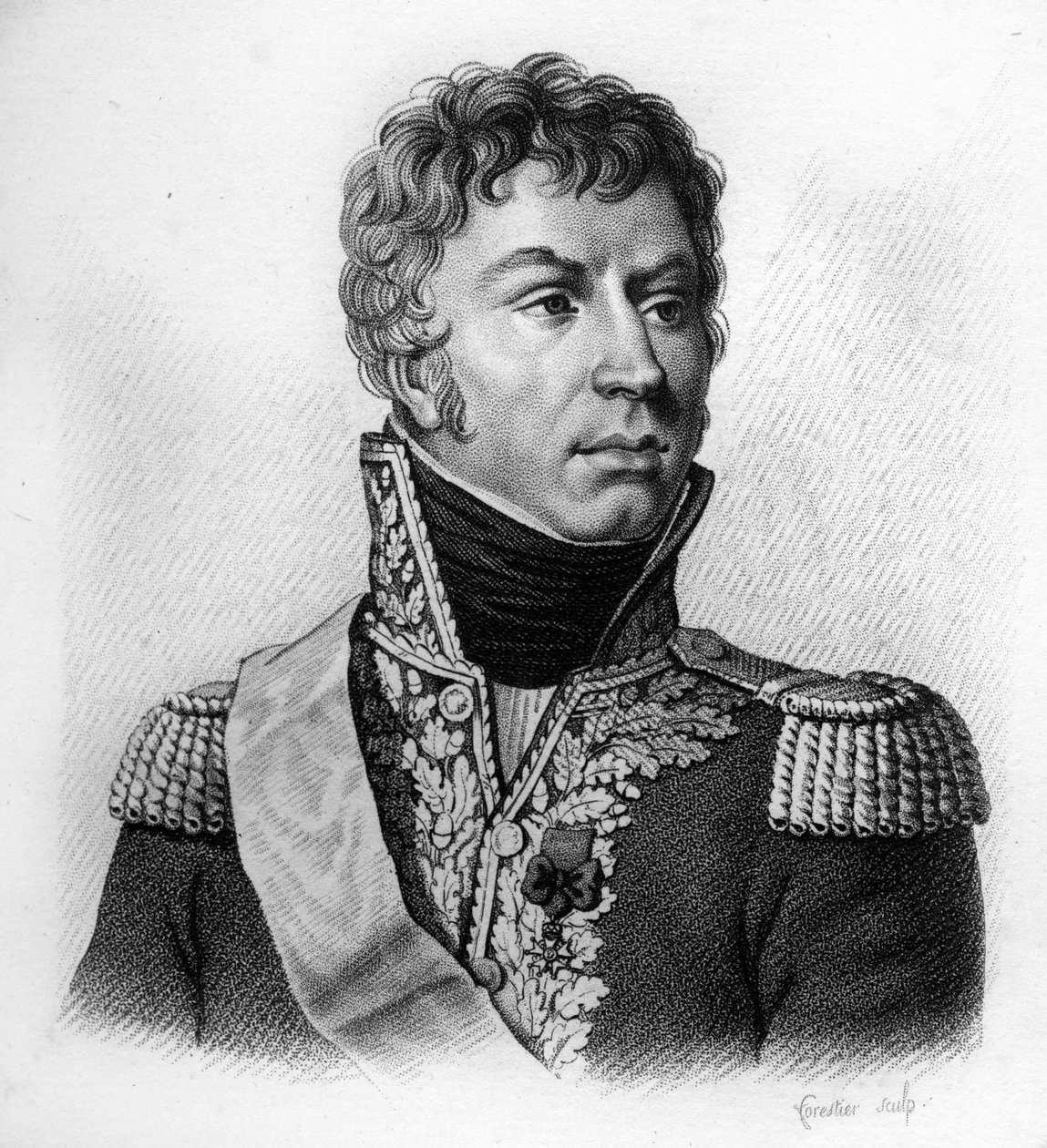 Jean Louis Ebenezer REYNIER (1771-1814) - em "Retratos de generais franceses após as vitórias e conquistas dos franceses". Gravado por Ambroise Tardieu em 1818. Colecção Stella. de Ambroise Tardieu