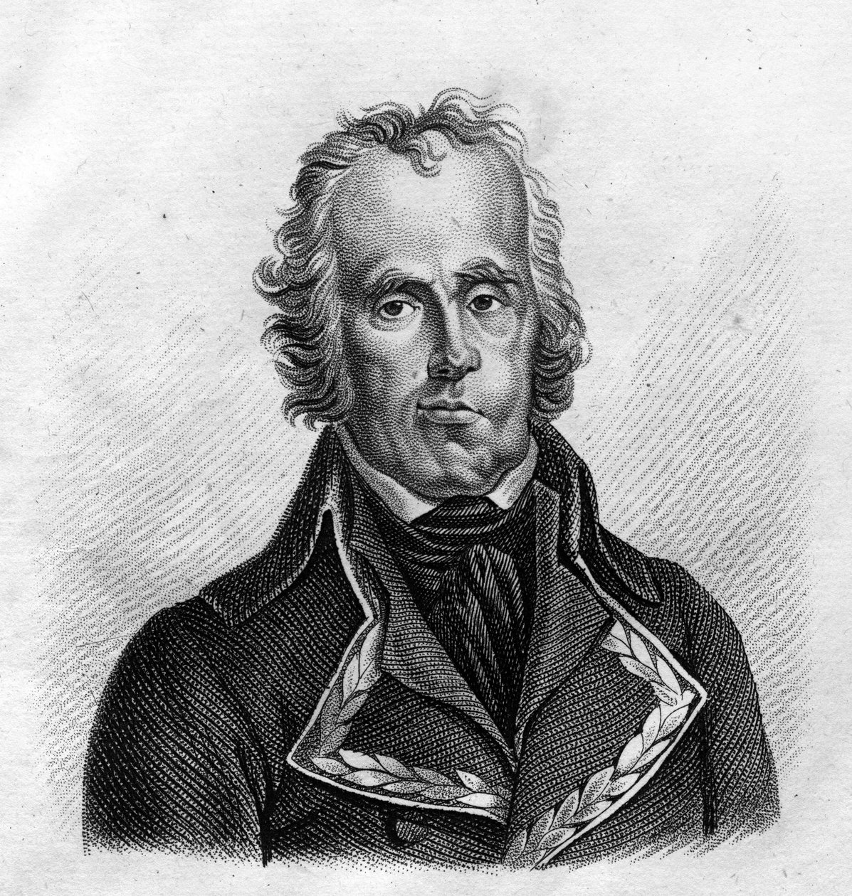 Le Géneral Jean Nicolas Houchard (1740-1793) - em" Retratos dos generais franceses após as vitórias e conquistas dos franceses". Gravado por Ambroise Tardieu em 1818. Coleção Stella. de Ambroise Tardieu