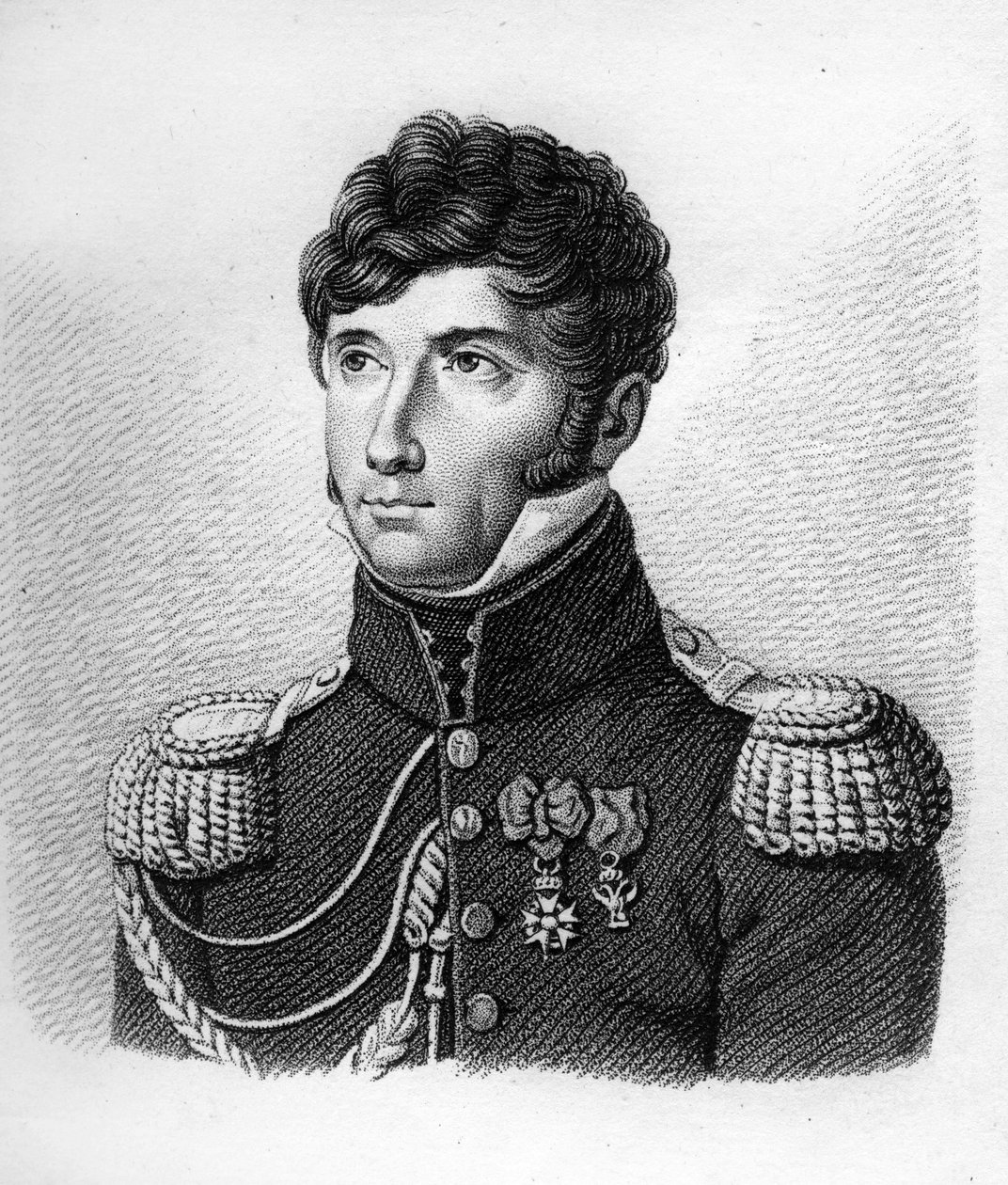 Louis Michel Letort (Le Tort) (1773-1815) no General de Brigade- em "Portraits of French Generals following the victories and conquests of the French". Gravado por Ambroise Tardieu em 1818. Colecção Stella. de Ambroise Tardieu