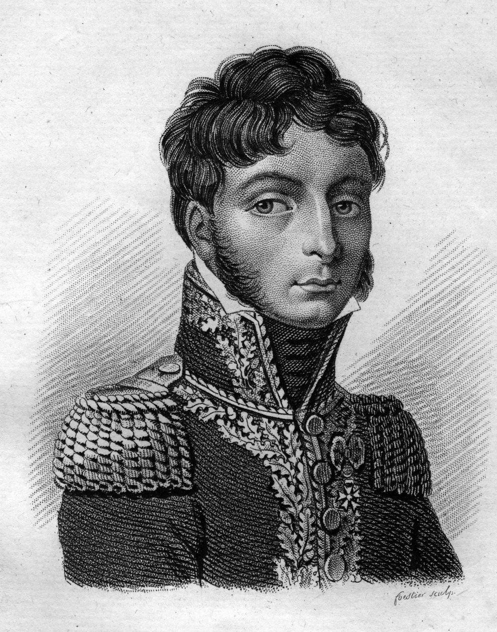 Philippe Paul, Conde de Ségur (1780-1873), general e historiador francês - em" Retratos dos generais franceses após as vitórias e conquistas dos franceses". Gravado por Ambroise Tardieu em 1818. Coleção Stella. de Ambroise Tardieu