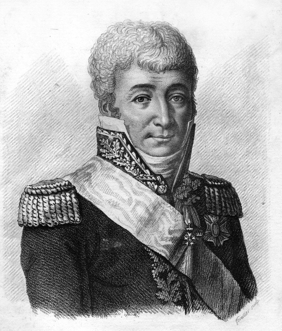 Pierre François Charles Augereau, Duque de Castiglione (Marechal Augereau) Marechal de França (Paris de Ambroise Tardieu