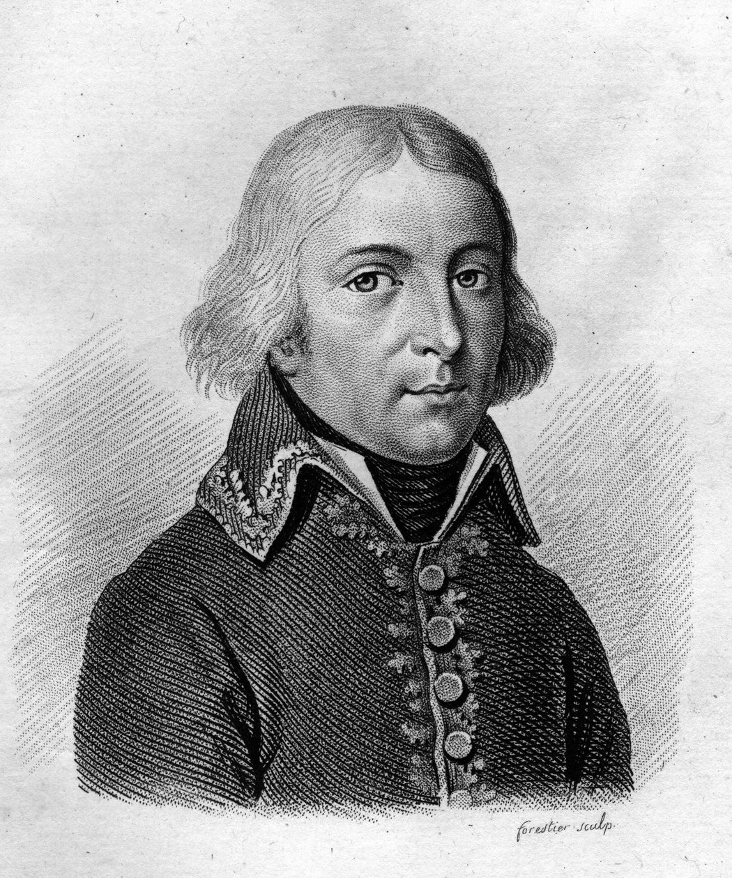 Retrato de Elzeard Auguste Cousin de Dommartin de Ambroise Tardieu