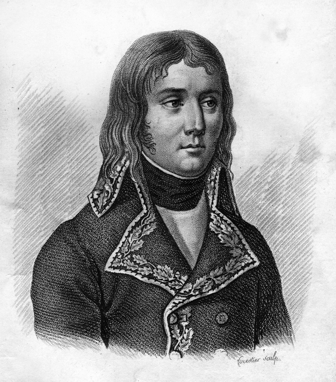 General Jean - Charles ABBATUCCI. 1770-1796) em "Retratos de generais franceses". Gravado por Ambroise Tardieu em 1818. Coleção Stella de Ambroise Tardieu