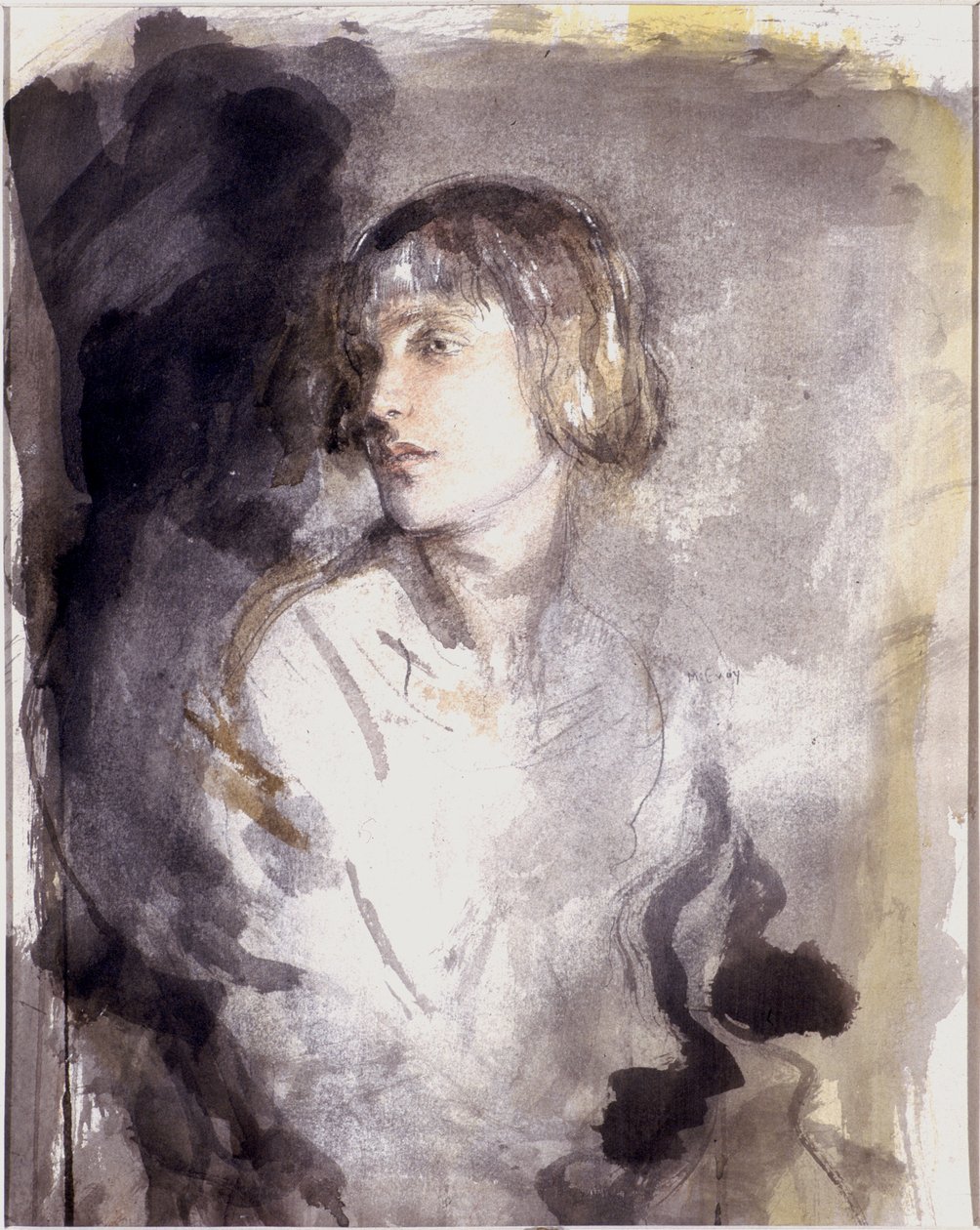 Zita Jungman (wc no papel de wove) de Ambrose McEvoy