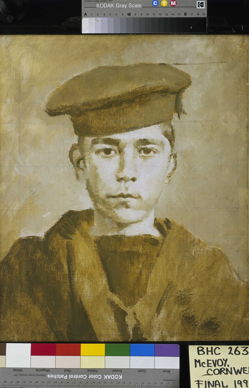 John Travers Cornwell, menino de 1ª classe de Ambrose McEvoy