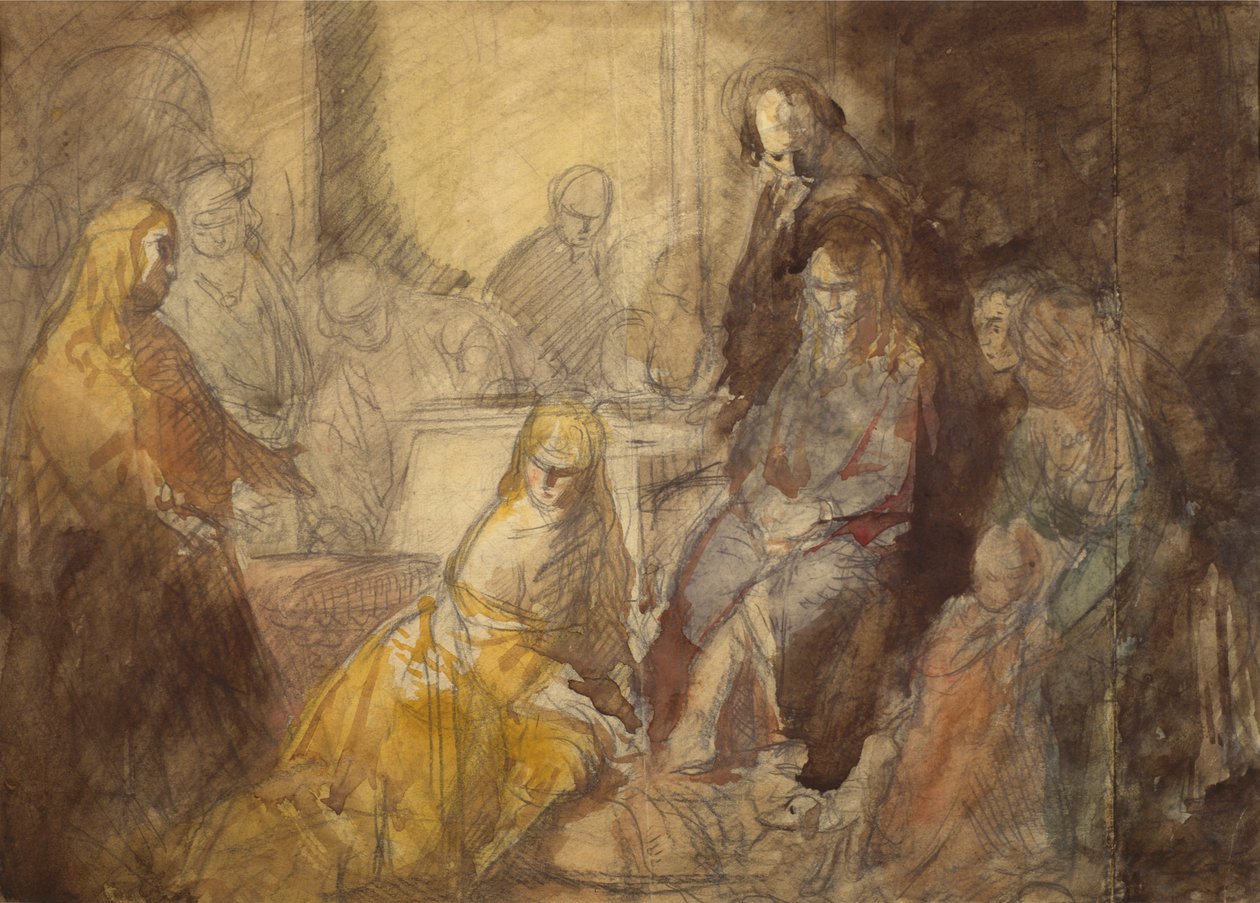 Maria Madalena Annointing Christ