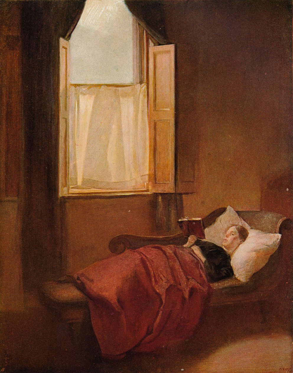 O convalescente, c1900 de Ambrose McEvoy