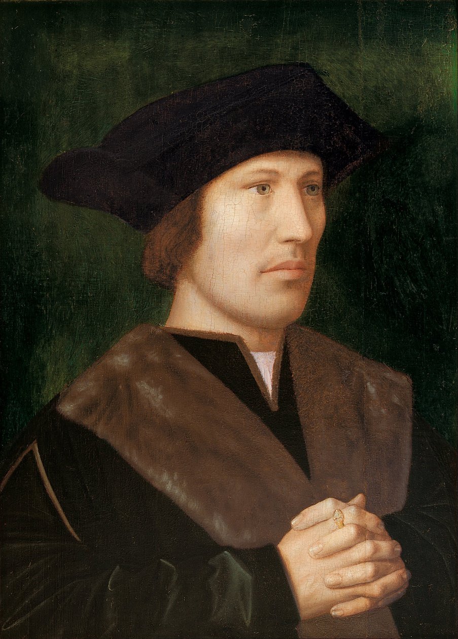 Homem, orando de Ambrosius Benson