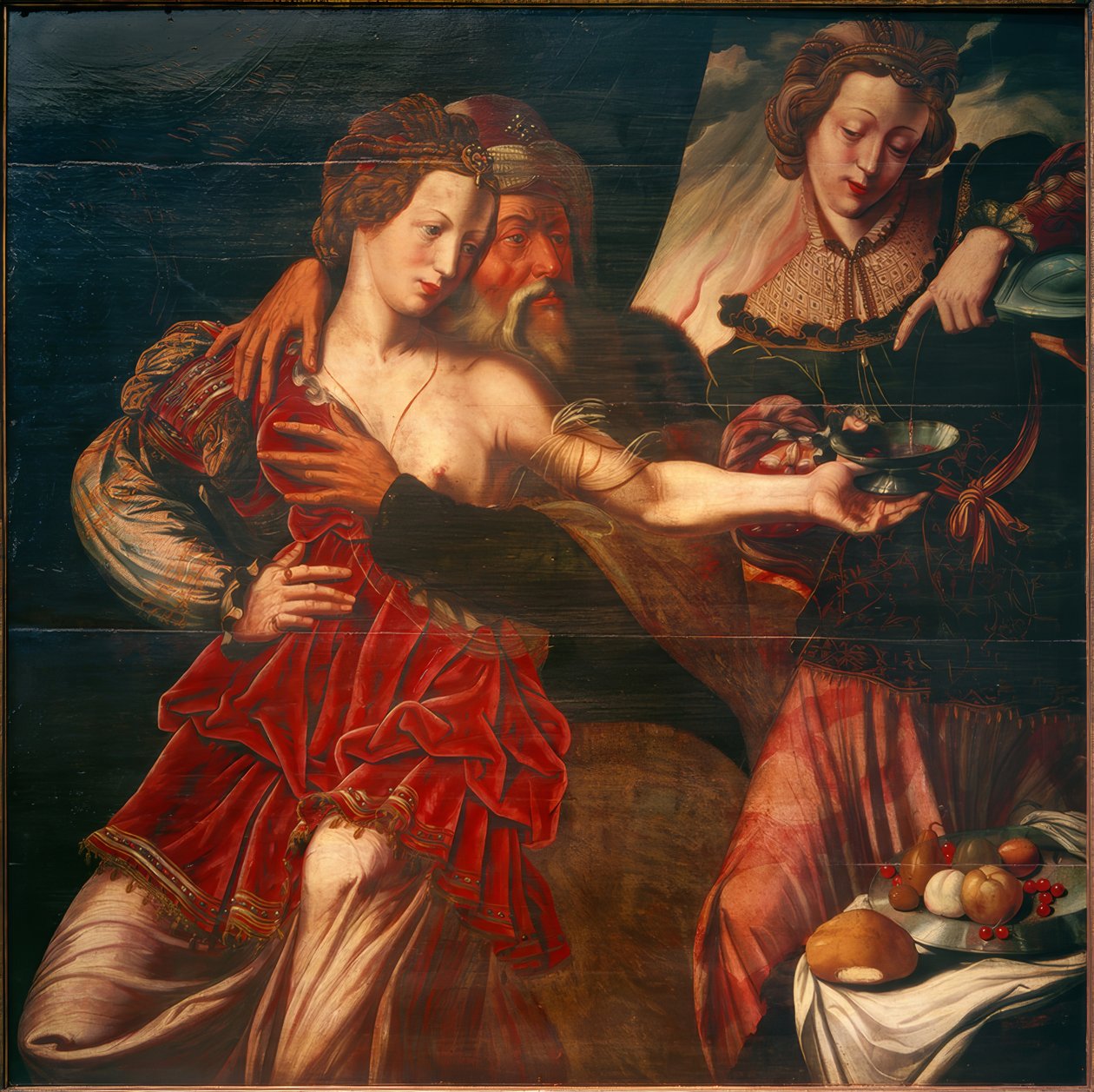 Loth e as suas filhas de Ambrosius Benson