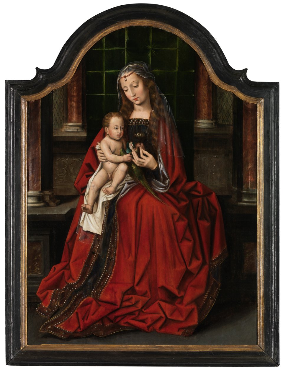 Madonna (óleo sobre painel) de Ambrosius Benson