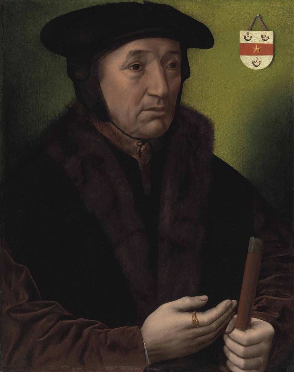 Retrato de Jean Wyts, Watergrave de Mechelen de Ambrosius Benson