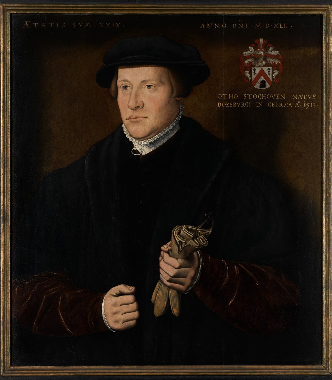Retrato de Otho Stochoven (óleo sobre painel) de Ambrosius Benson
