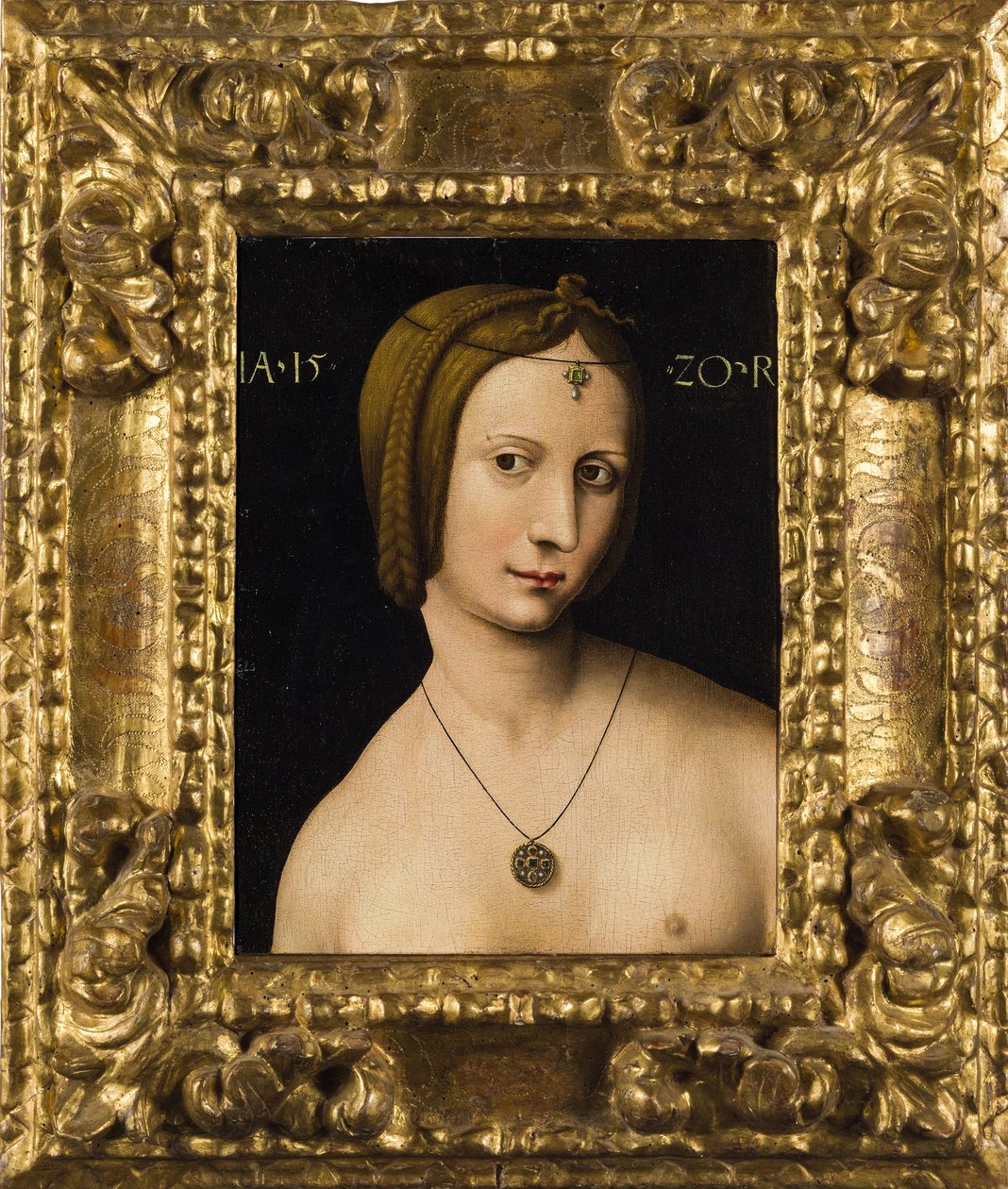 Retrato de uma senhora, 1520. de Ambrosius Benson