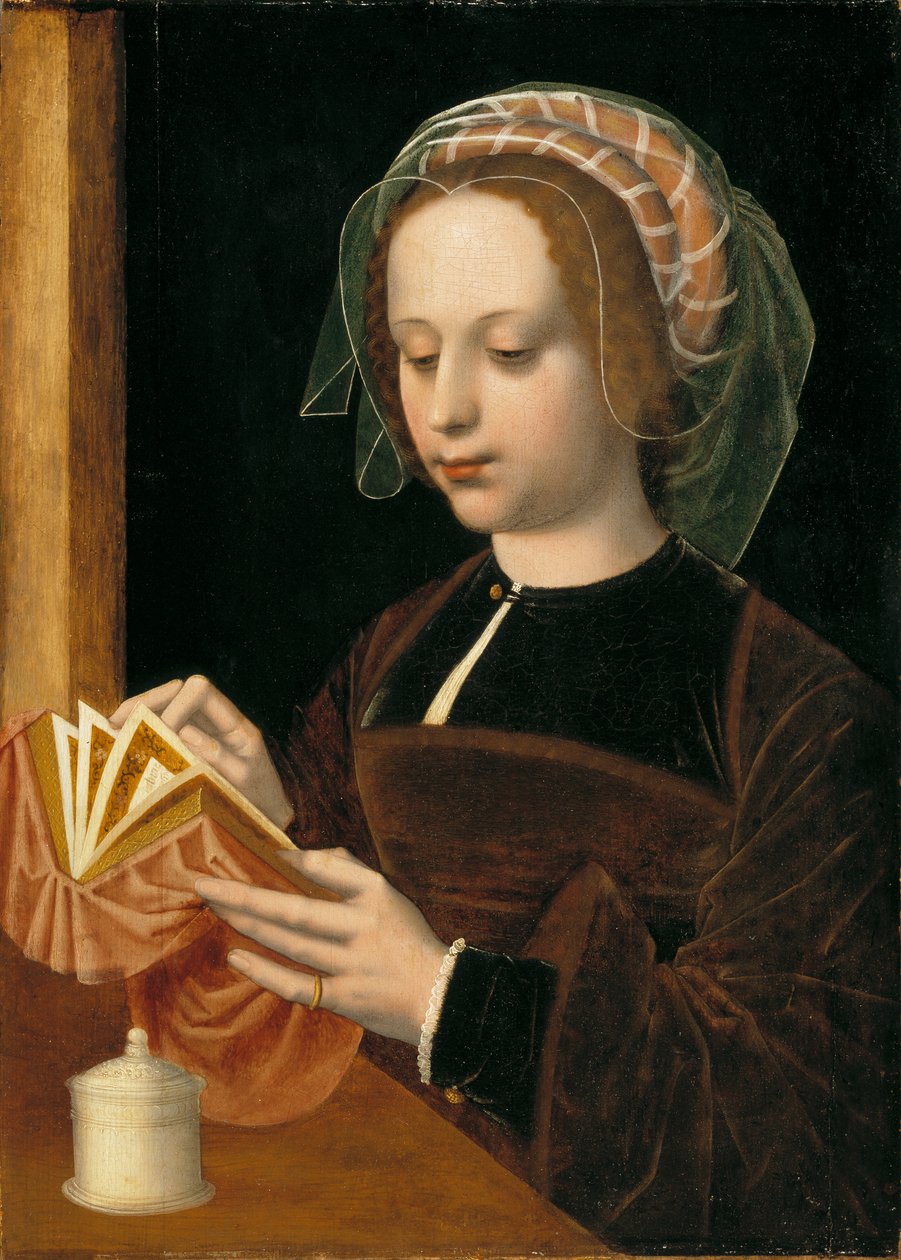 A leitura de Madalena, c.1530-50 de Ambrosius Benson
