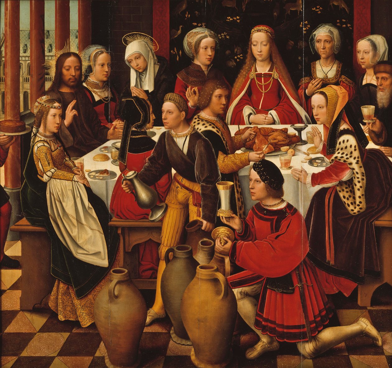 O casamento em Cana, c.1530-50 de Ambrosius Benson