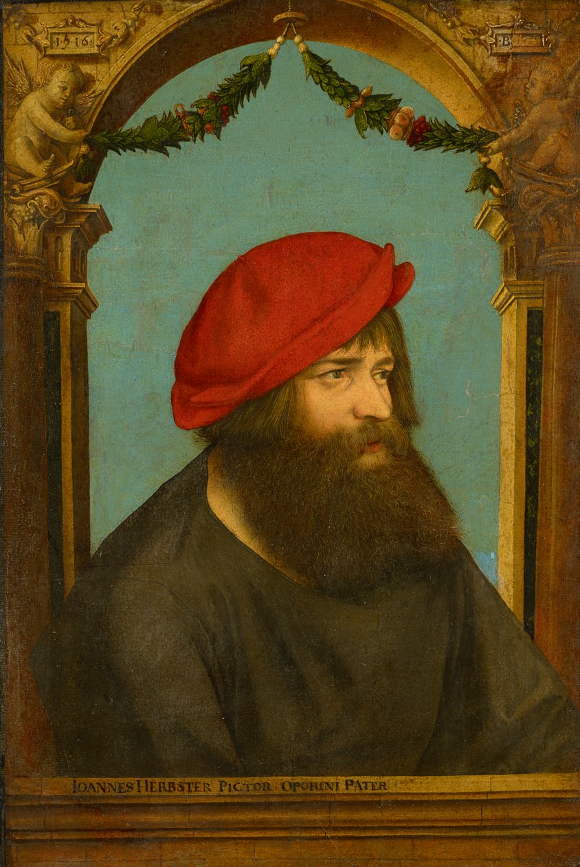 Retrato de Hans Herbst (Herbster) de Ambrosius Holbein