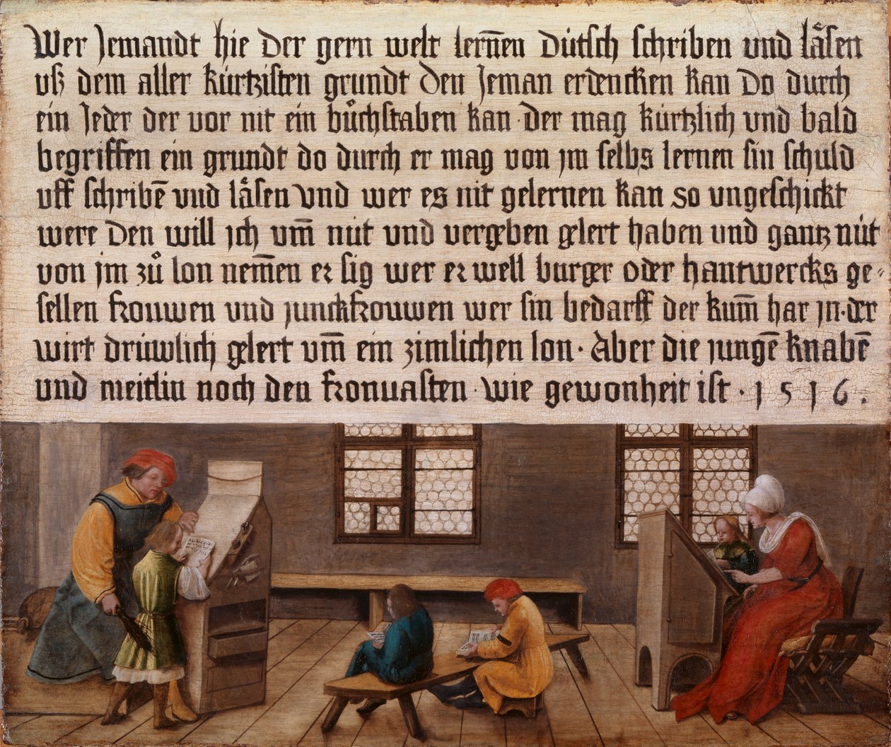 Quadro Indicador do Mestre da Escola de Ambrosius Holbein