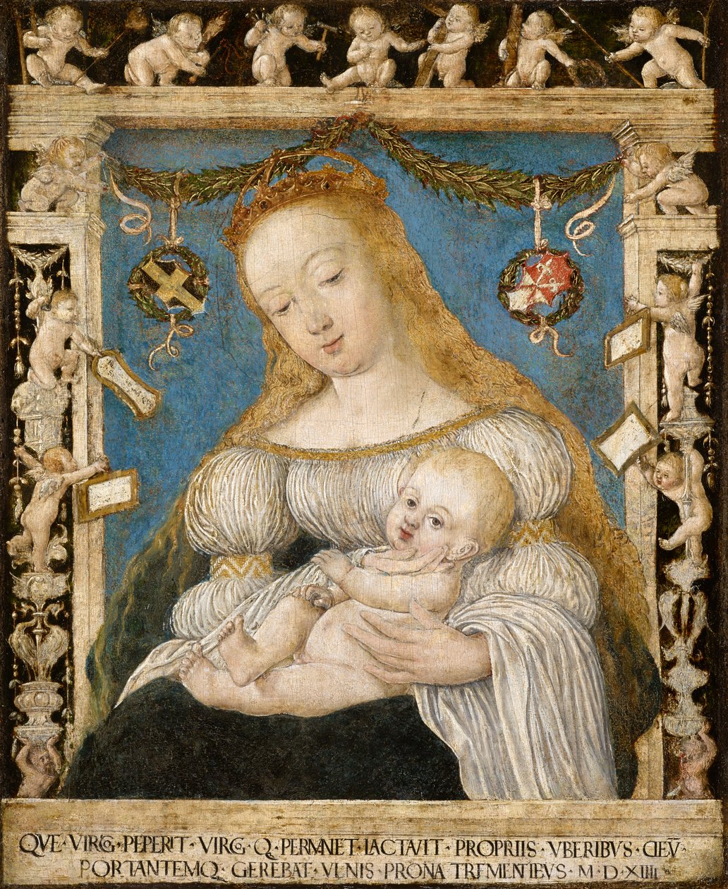Virgem e Menino de Ambrosius Holbein