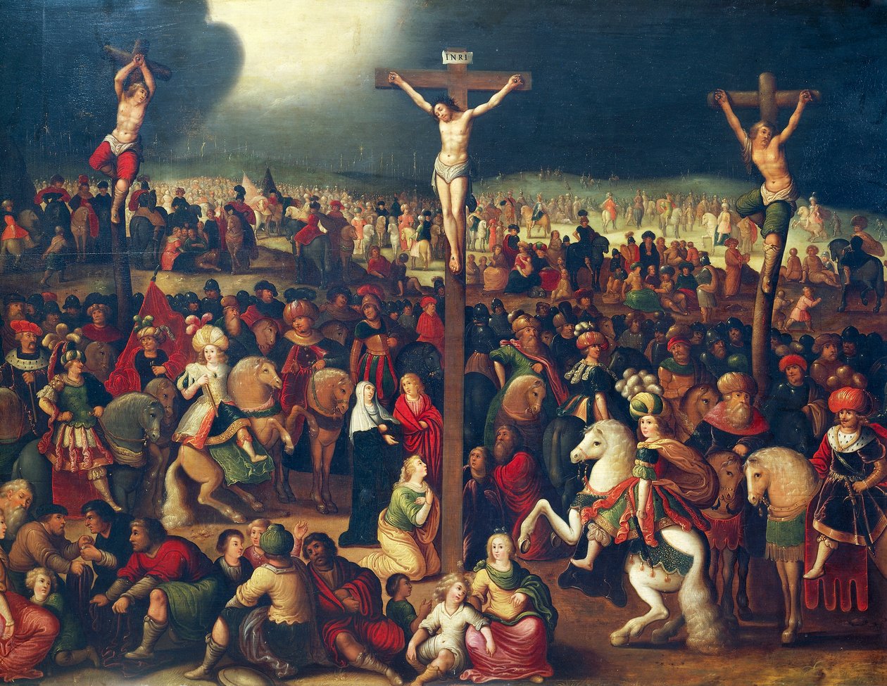O Calvário (óleo sobre tela) de Ambrosius II Francken or Franck