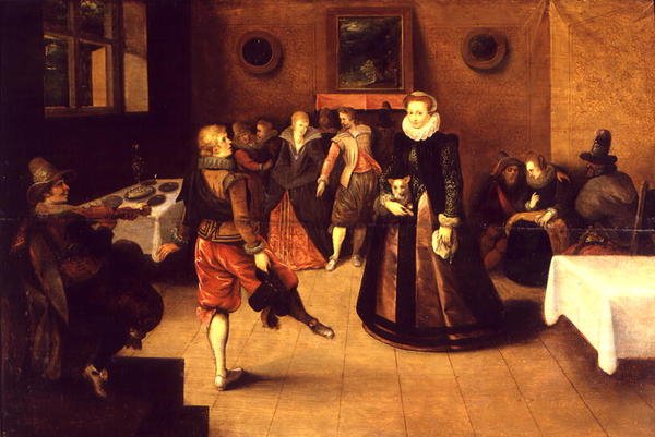 A lição de dança de Ambrosius II Francken or Franck