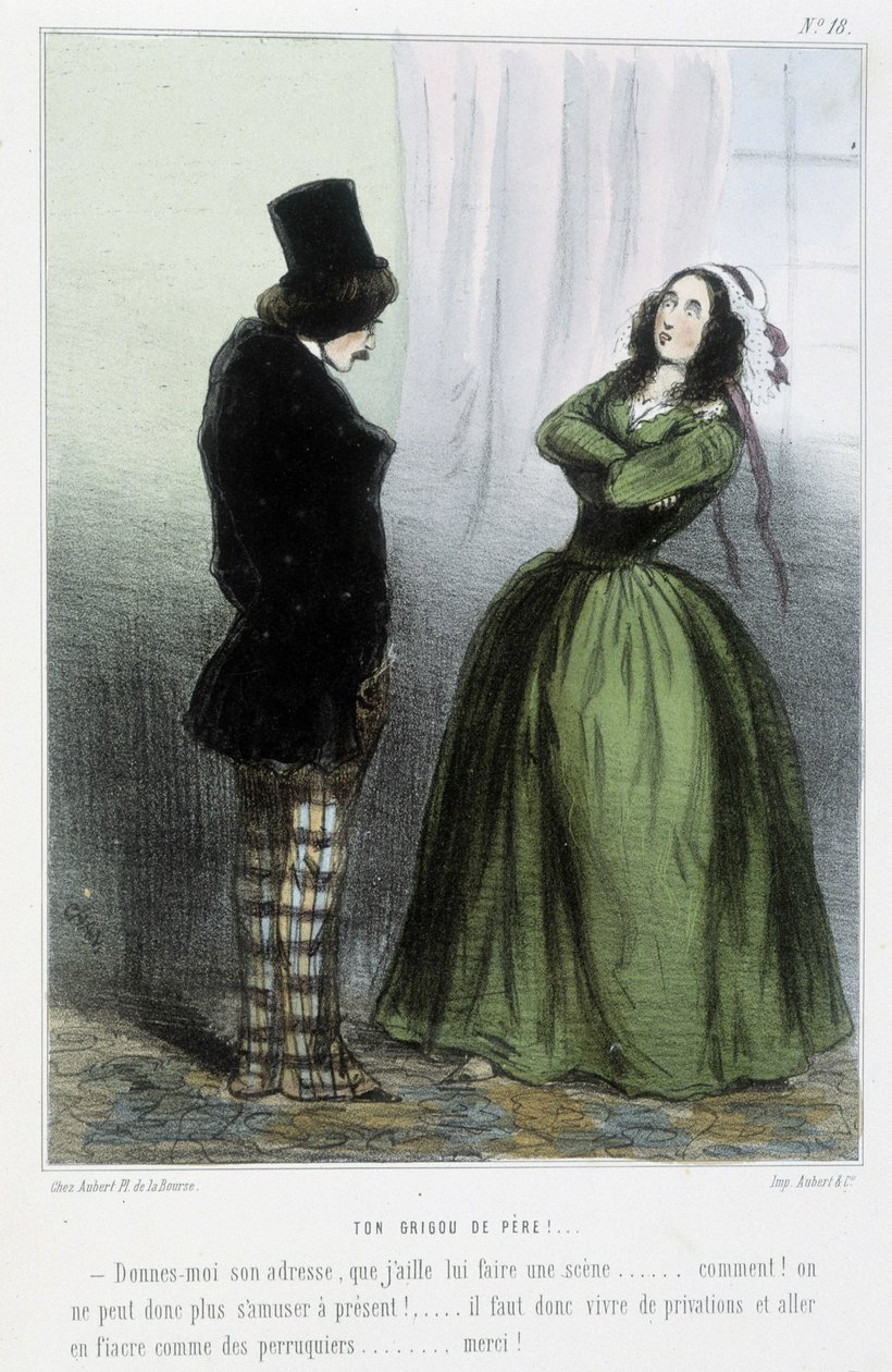- em "Madeleines" de Cham, c.1870-1880 de Amédée de Noé