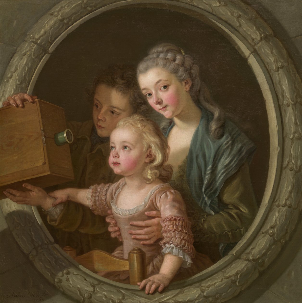 A Câmara Obscura, 1764. de Amédée van Loo
