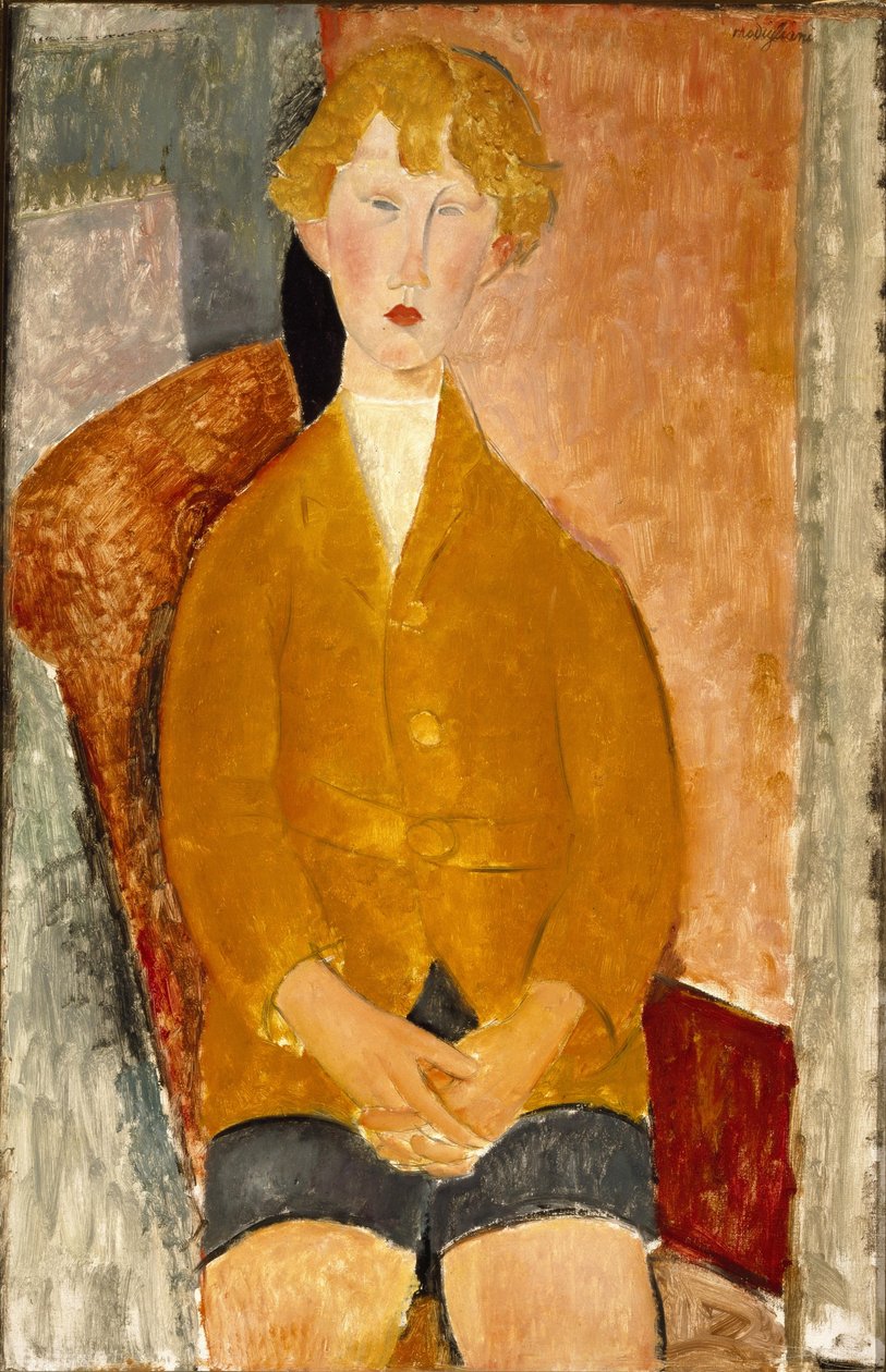 Menino em calças curtas de Amedeo Modigliani