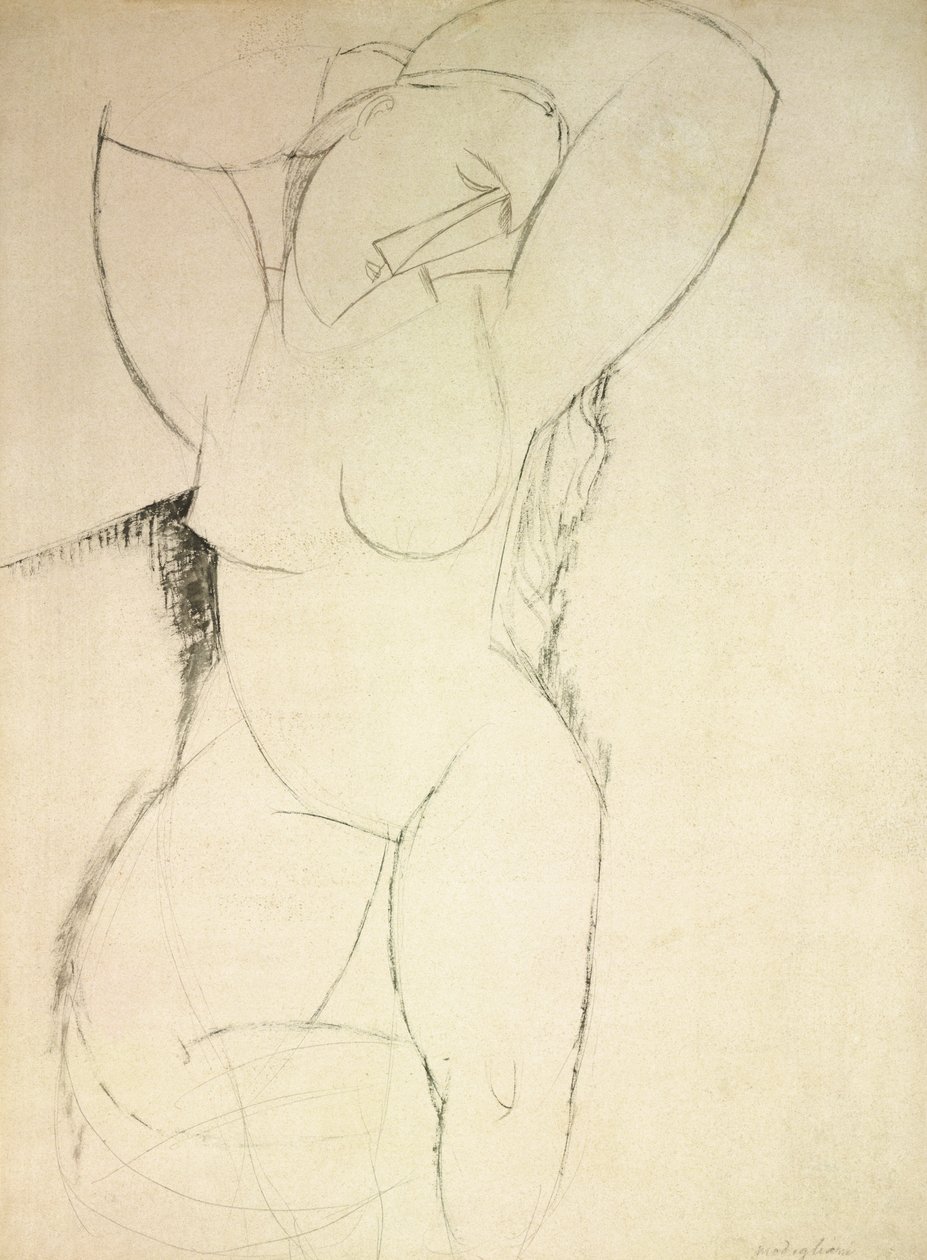 Cariátide, c.1913-14 de Amedeo Modigliani