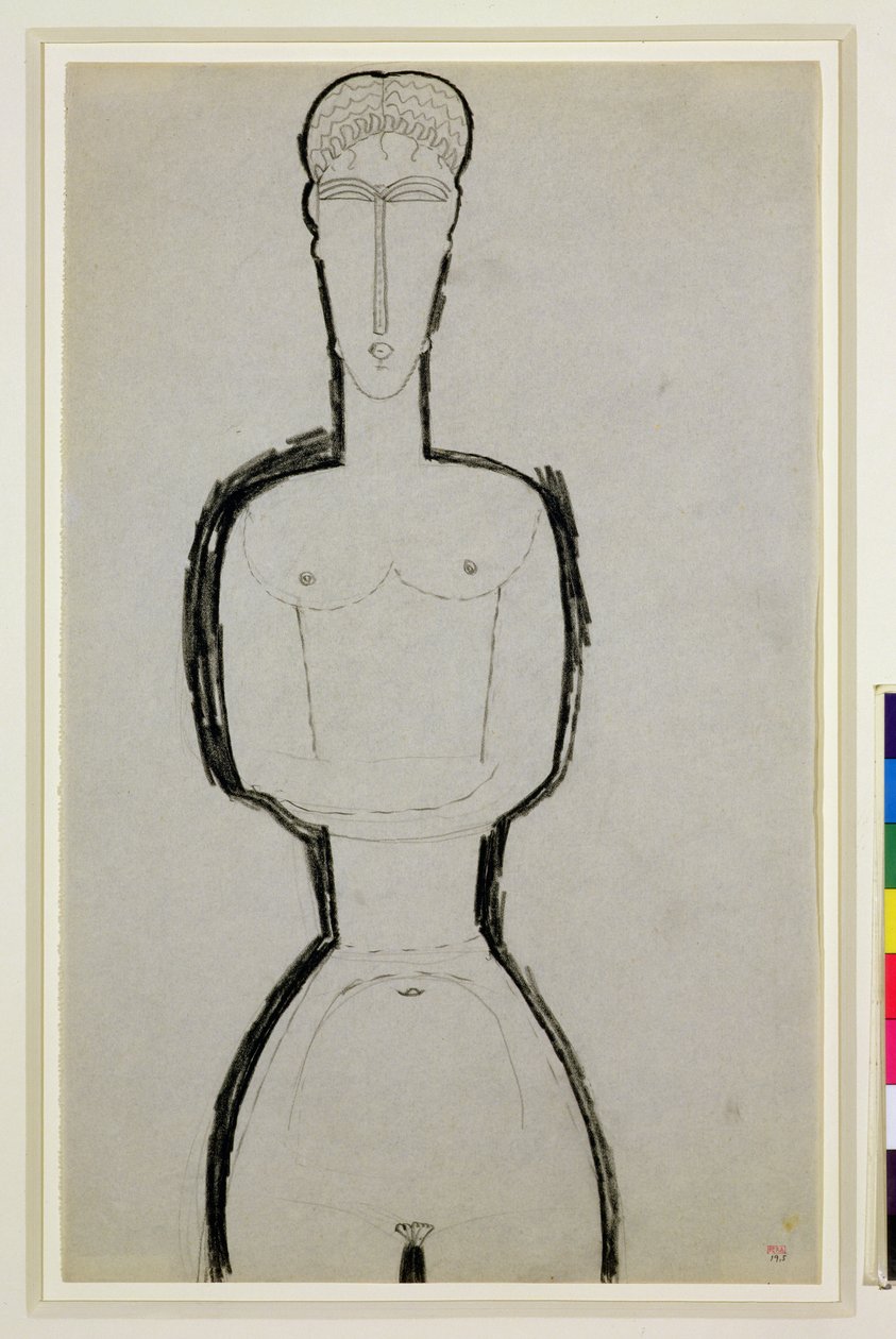 Nu feminino de Amedeo Modigliani