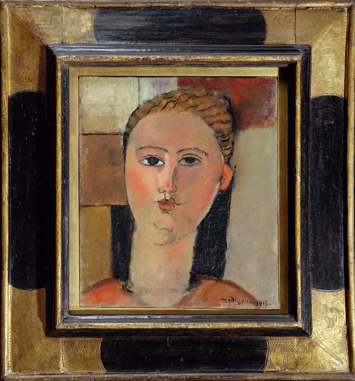 Menina com cabelo vermelho, 1915 de Amedeo Modigliani