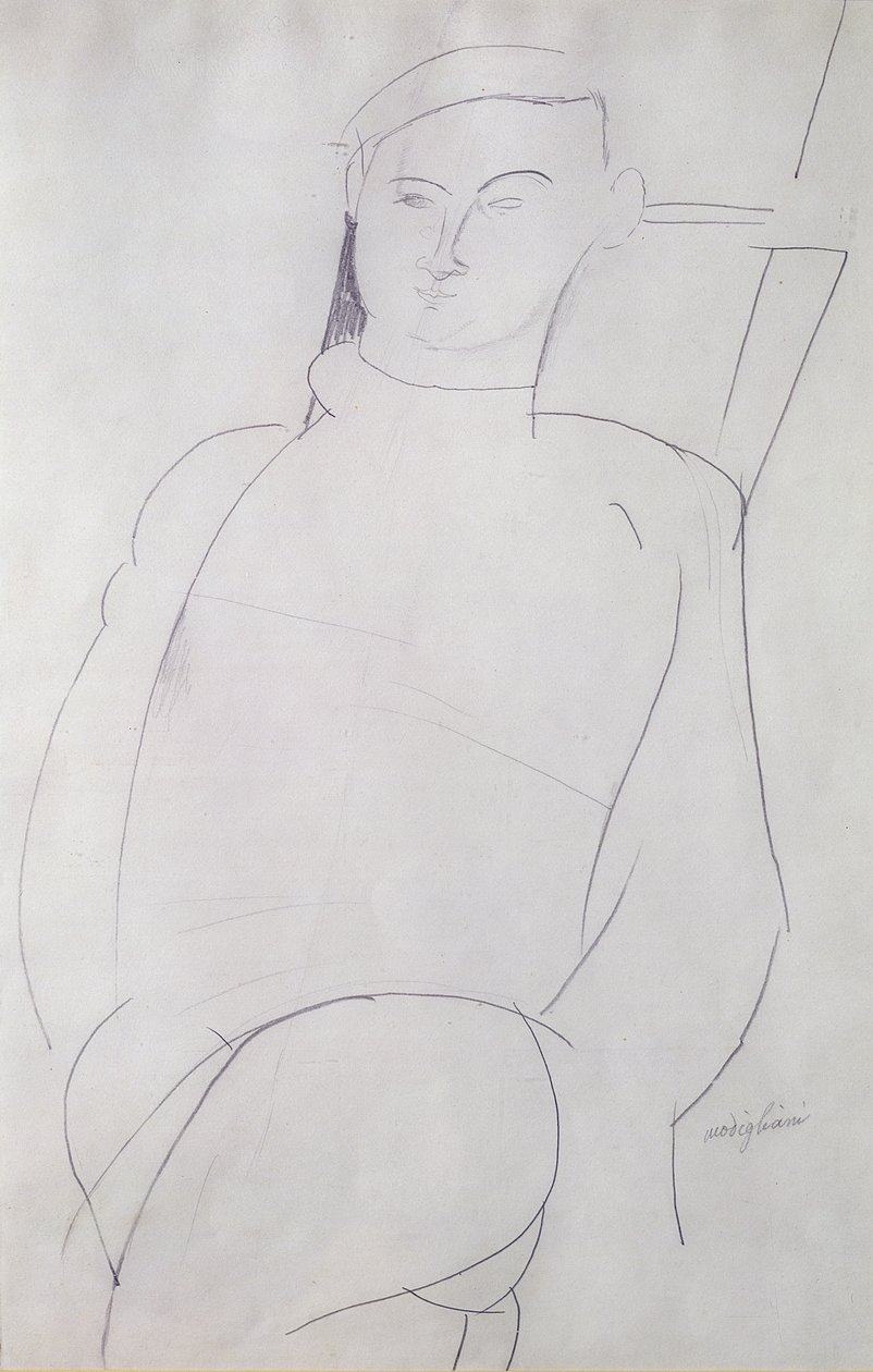 Jacques Lipchitz (1891-1973) c.1917 de Amedeo Modigliani